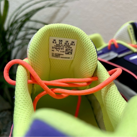 💥NWOT💥 Puma LQDCELL Extol Archive 'White Ultra Violet' Men’s Sz.10.5 Sneakers - Picture 14 of 14